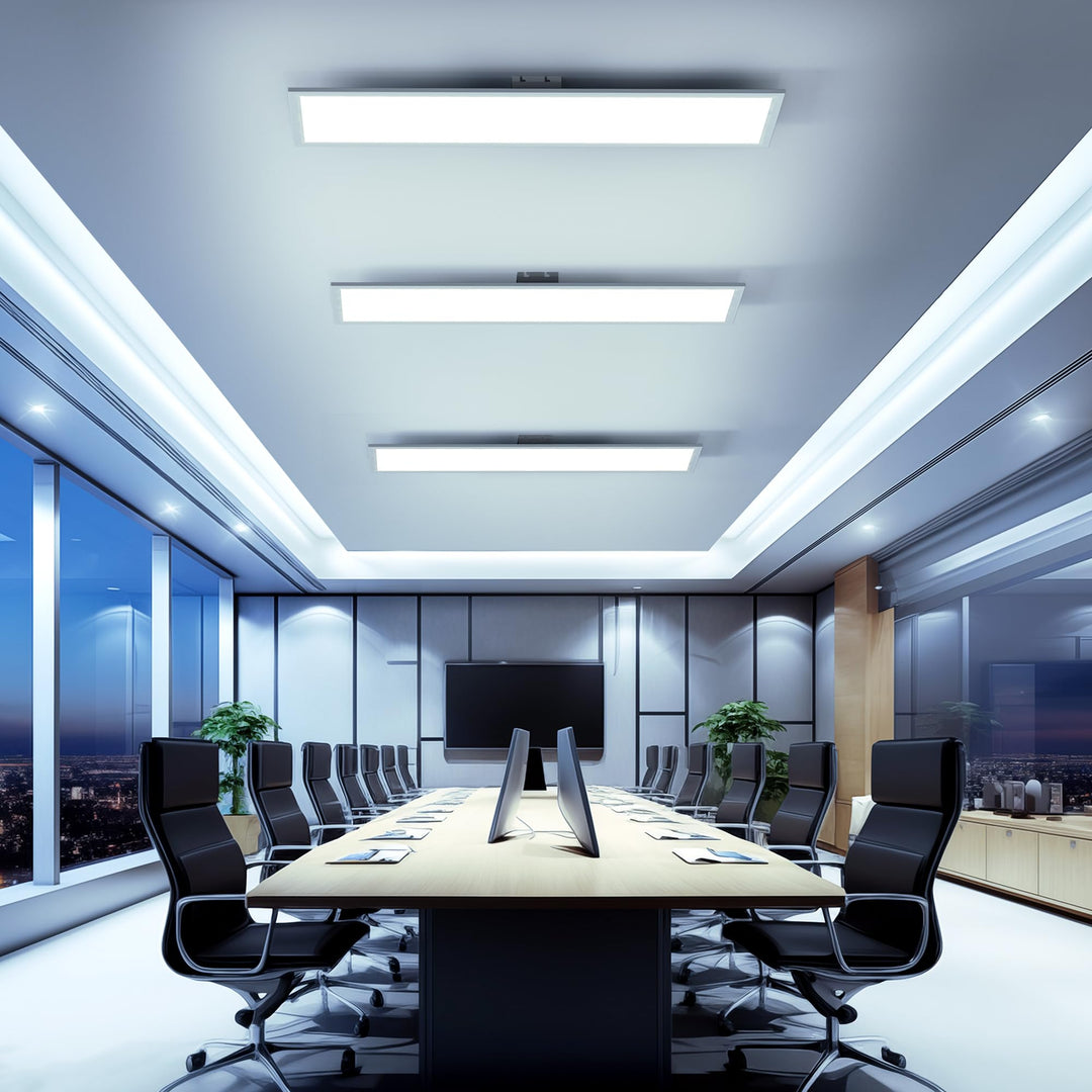 LED Deckenleuchte Panel 100x25cm dimmbar 36W Warmweiss-Tageslichtweis - Bild 7