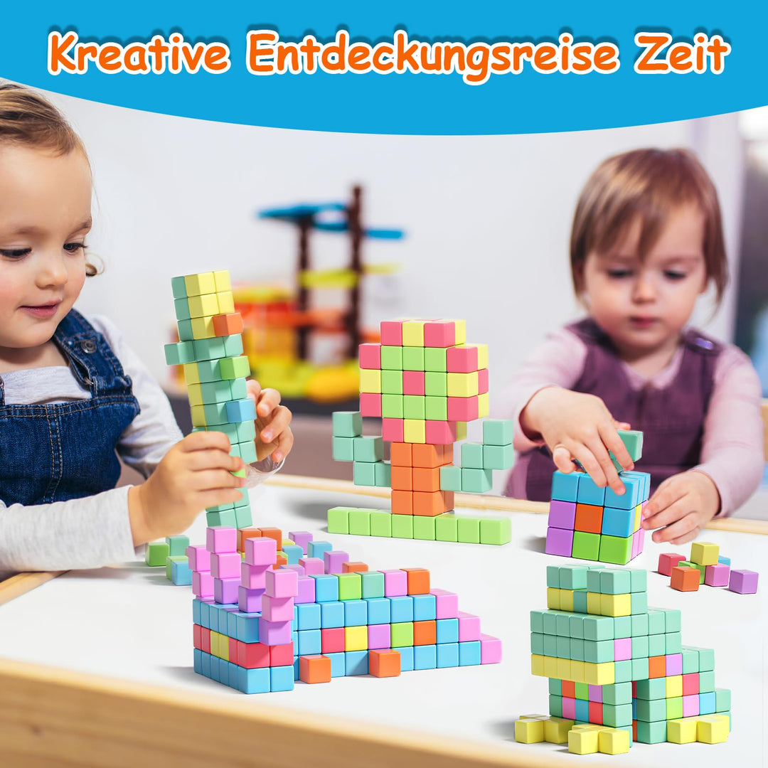 Magnetbausteine 72-teilig für Kinder ab 3 Jahren mit Tragetasche - Bild 7