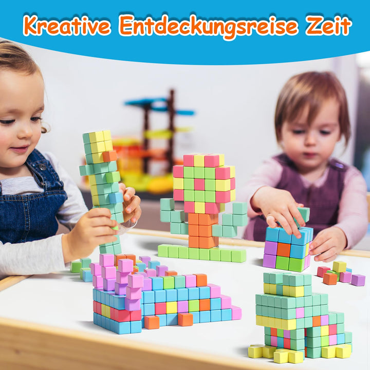 Magnetbausteine 72-teilig für Kinder ab 3 Jahren mit Tragetasche - Bild 7