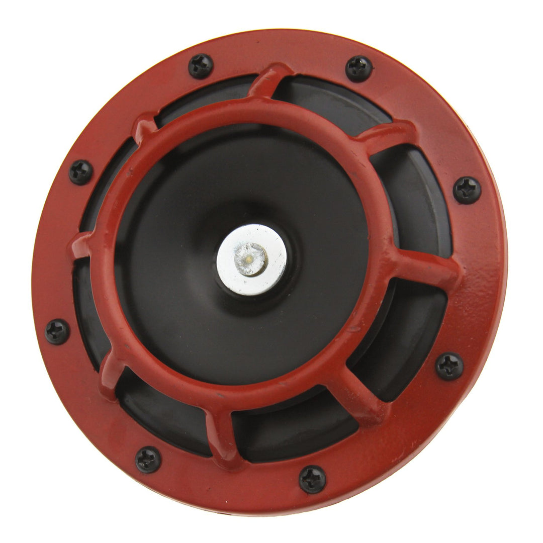 Doppelhorn-Hupe 12V 139 dB Supertone Rot für PKW - Bild 5