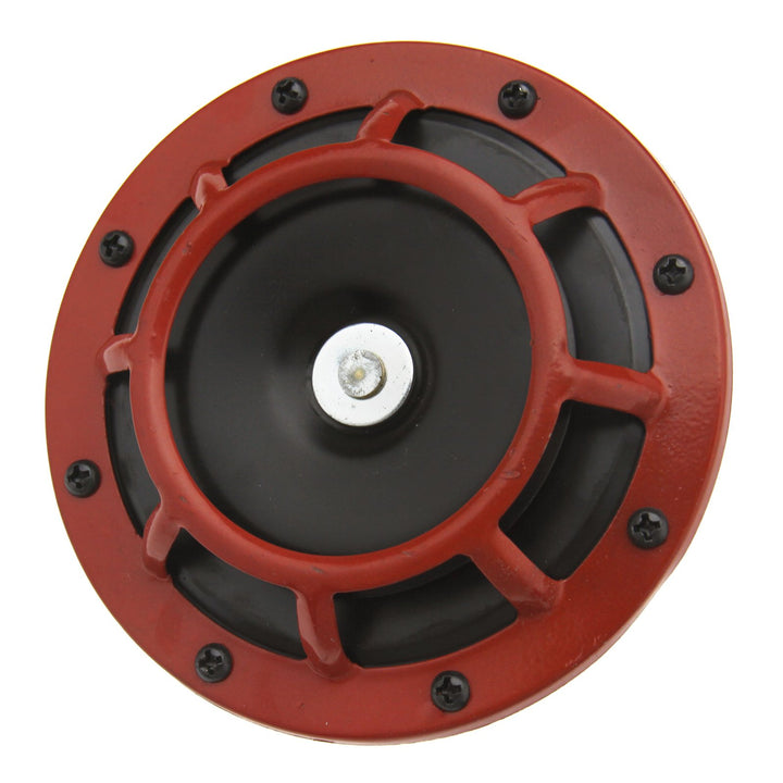 Doppelhorn-Hupe 12V 139 dB Supertone Rot für PKW - Bild 5
