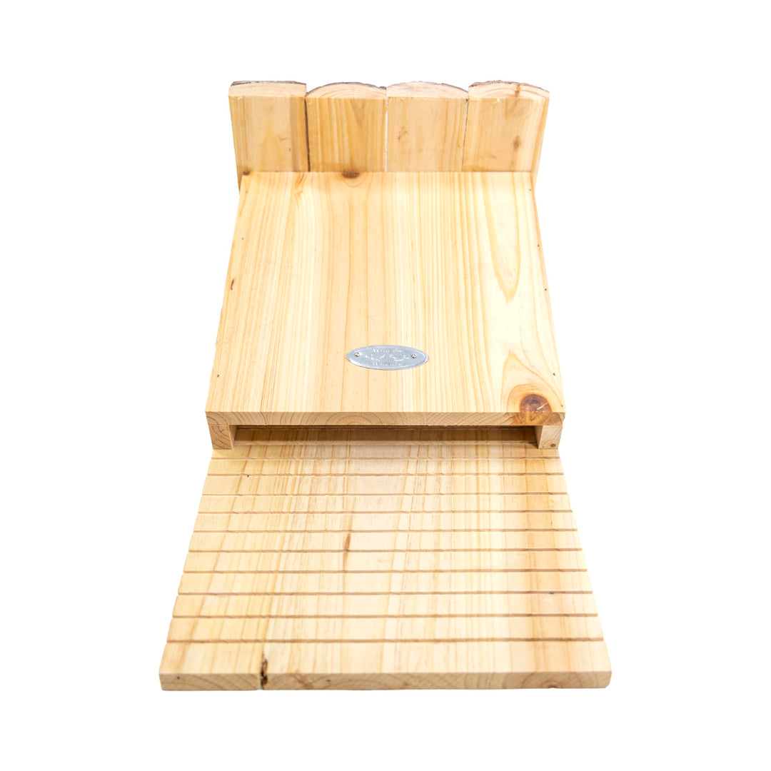Fledermauskasten Holz mit Rindendach 19,5x15,5x39,5 cm - Bild 4
