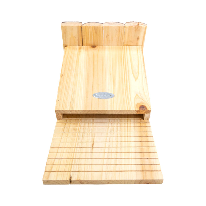 Fledermauskasten Holz mit Rindendach 19,5x15,5x39,5 cm - Bild 4