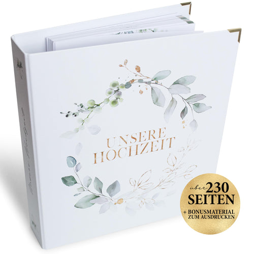 Hochzeitsplaner A4 mit Checklisten & Budgetplaner 236 Seiten