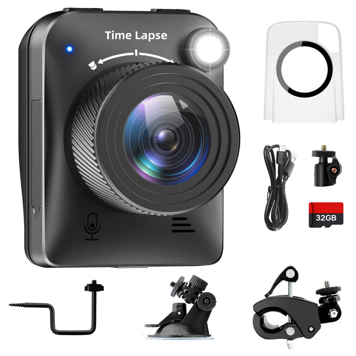 Zeitrafferkamera 4K Outdoor IP66 wasserdicht mit 32GB Karte