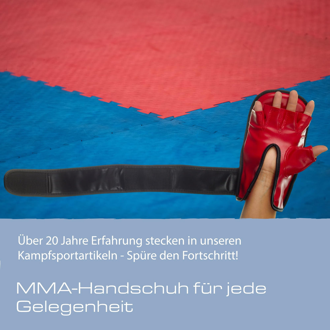 MMA Handschuhe Sparring Kunstleder Grösse L mit Daumenschutz - Bild 6