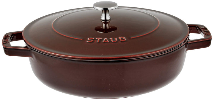 Schmorpfanne Gusseisen oval 24 cm 2,5 L Induktion Aroma-Regen - Bild 2