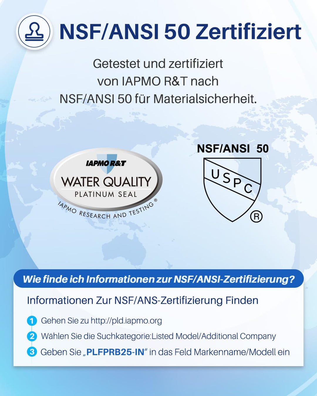 Whirlpool Filterkartusche 25 sq.ft Ersatz für PRB25-IN / C-4326 - Bild 3
