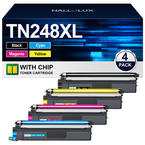 Toner-Set 4-Pack Schwarz/CMY kompatibel mit Brother TN-248XL