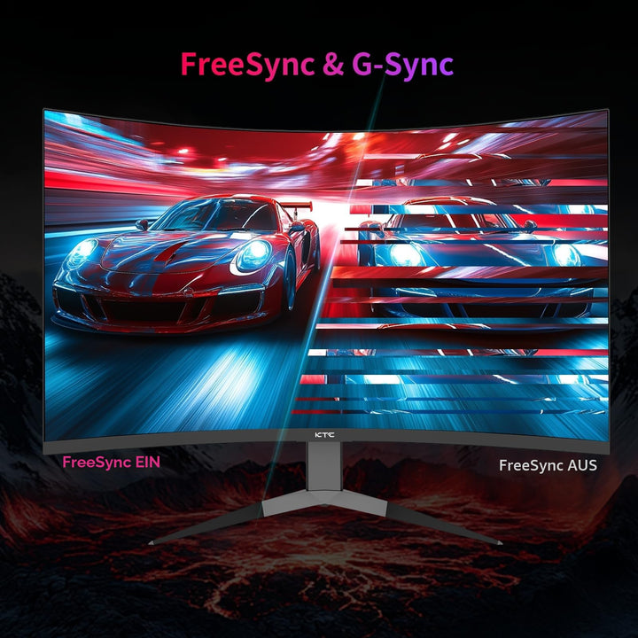 Curved Gaming Monitor 32 Zoll 2K QHD 240Hz 1ms Adaptive Sync - Bild 6