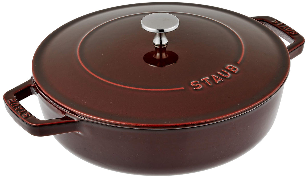Schmorpfanne Gusseisen oval 24 cm 2,5 L Induktion Aroma-Regen