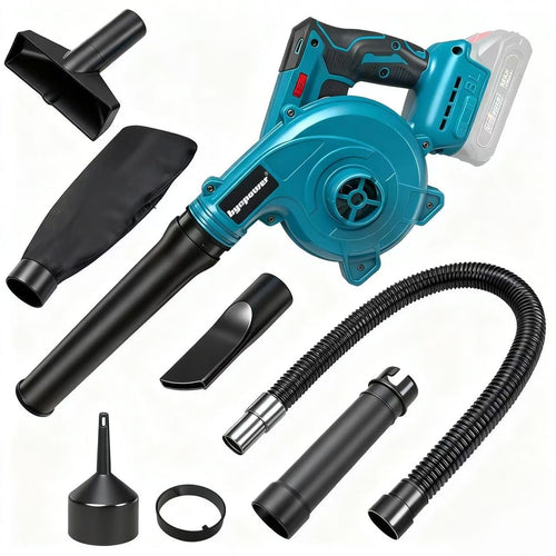 Akku-Laubbläser 2-in-1 bürstenlos für Makita 18V, 6 Stufen