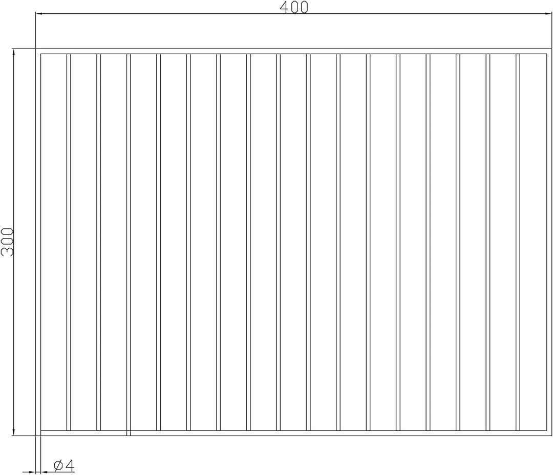 Grillrost Edelstahl 40x30 cm spülmaschinenfest 2er-Set - Bild 2
