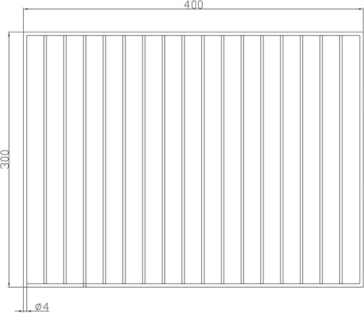Grillrost Edelstahl 40x30 cm spülmaschinenfest 2er-Set - Bild 2