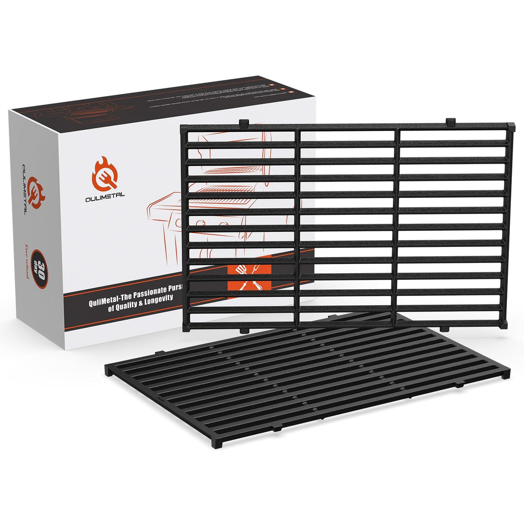 Grillrost Gusseisen 2er-Set 44,5x30 cm für Weber Spirit 300