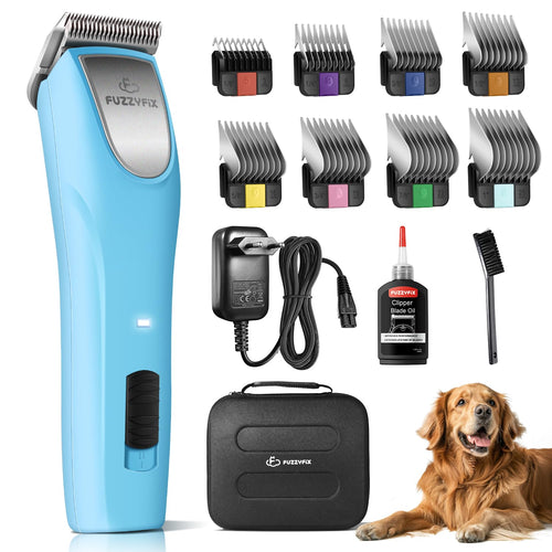 Hundeschermaschine Profi mit Metall-Aufsteckkämmen 14-in-1 Set