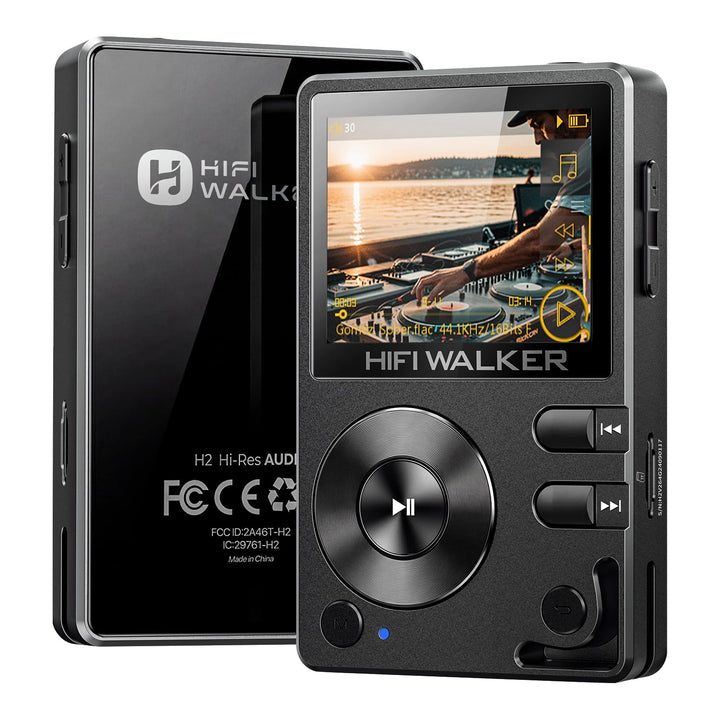 MP3-Player Bluetooth 5.2 Hi-Res FLAC mit 64 GB microSD schwarz