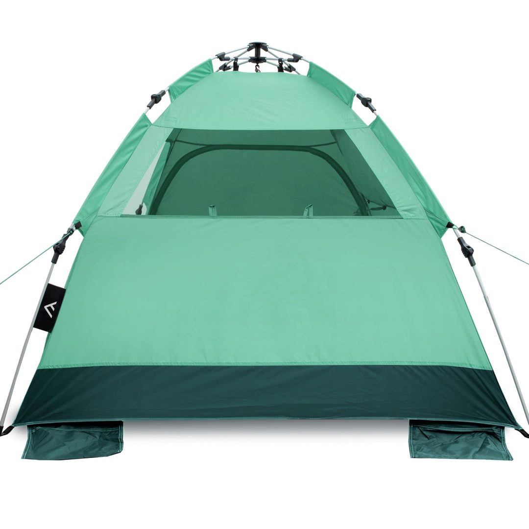 Strandmuschel Pop-Up UV80 für 2 Personen mit Windschutz mintgrün - Bild 11