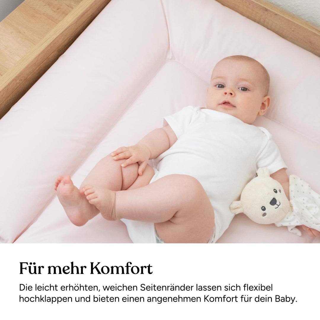 Wickelauflage abwaschbar 72x85 cm mit Seitenteilen für Babys - Bild 3