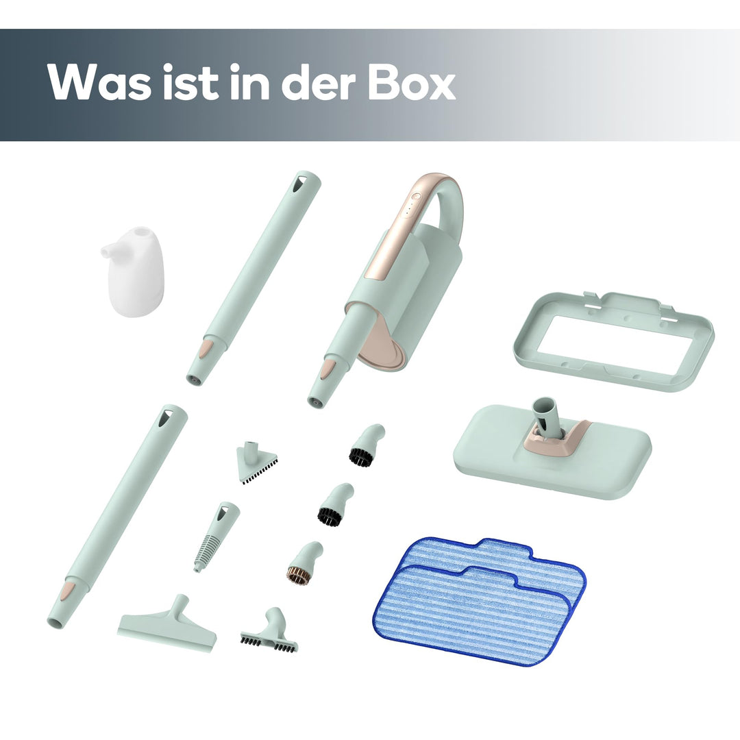 Dampfreiniger 2-in-1 mit Handgerät 1200W 3 Modi für Böden und Fugen - Bild 8