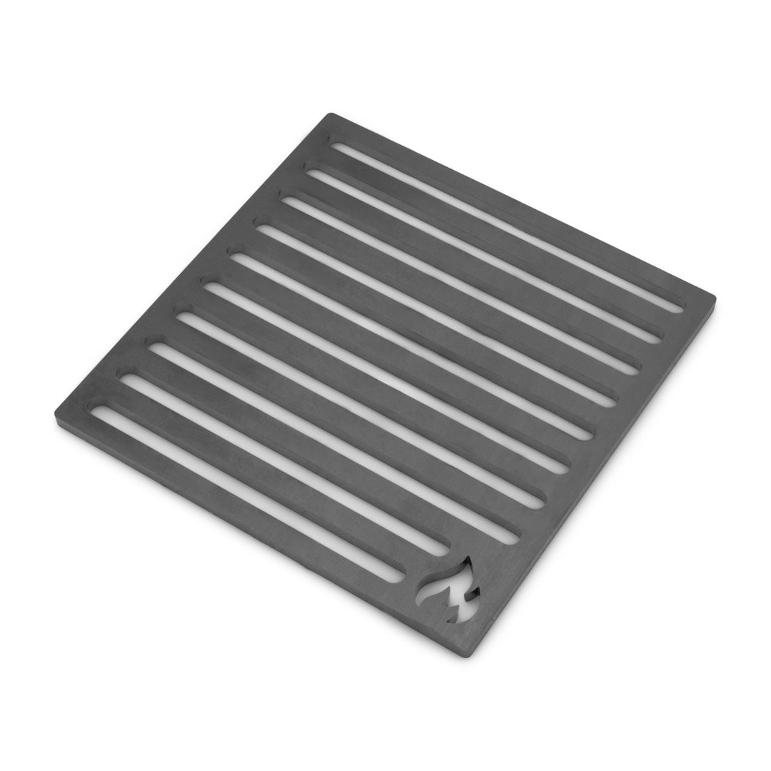 Ofenrost 22x22cm Massivstahl 8mm bruchsicher für Kamin &amp; Grill