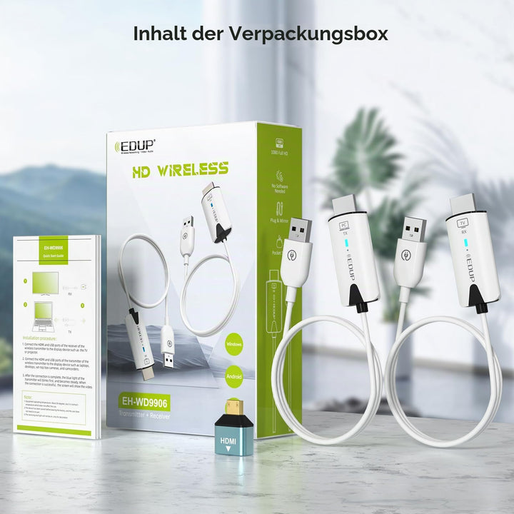 HDMI Wireless Transmitter Set 4K-Eingang 1080p 50m Reichweite - Bild 7