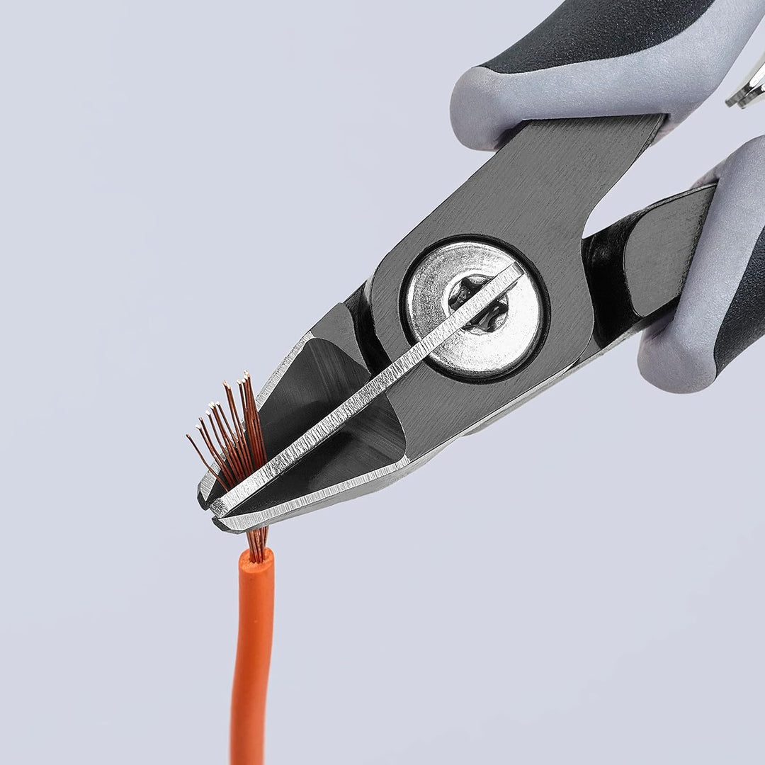 Elektronik-Seitenschneider ESD Präzision 125 mm mit Drahtklemme - Bild 4