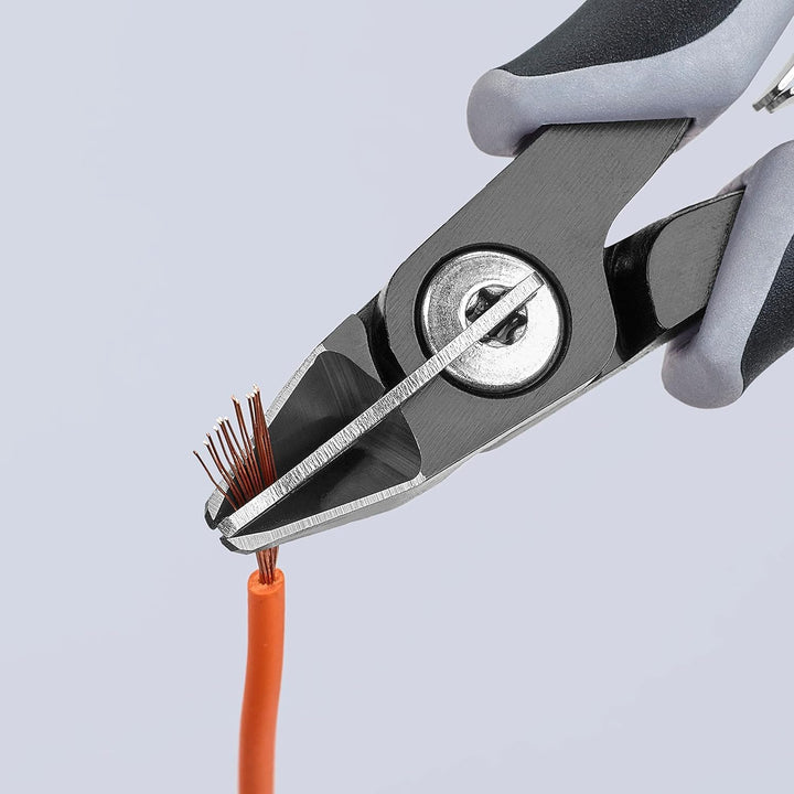 Elektronik-Seitenschneider ESD Präzision 125 mm mit Drahtklemme - Bild 4