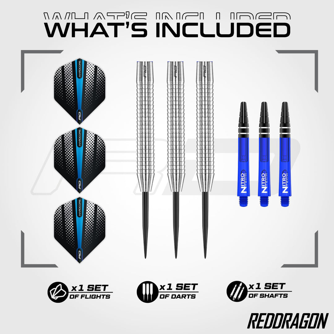 Steel-Tip Darts 85% Wolfram 23g mit Flights und Schäften - Bild 2