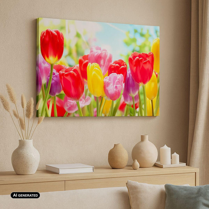 Leinwandbild Botanik Blumen 70x50 cm aufhängefertig - Bild 3