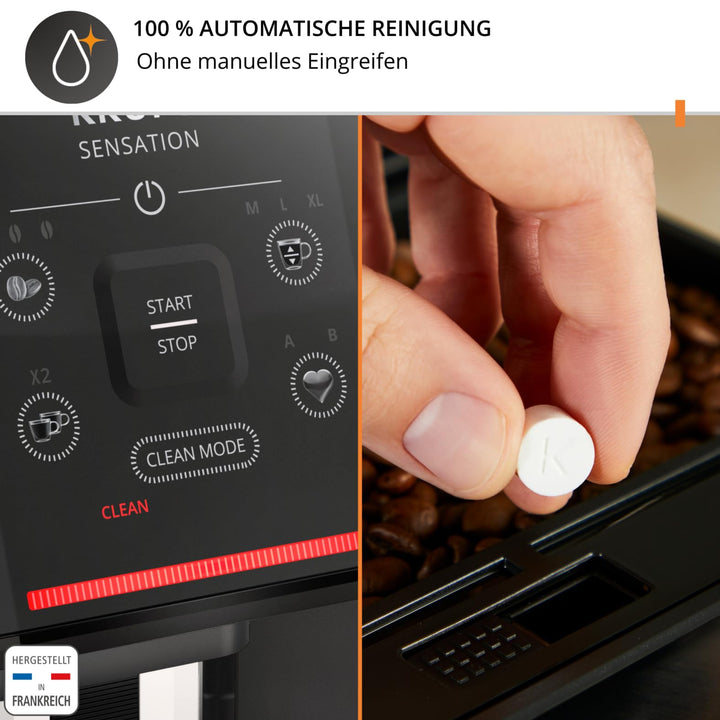 Kaffeevollautomat mit Milchdüse Filterkaffee-Funktion Metalbrühgruppe - Bild 5