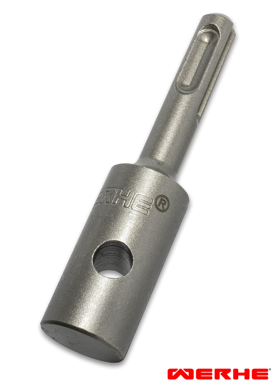 Erdbohrer 120 mm Doppelwendel mit SDS-Plus-Adapter für Zaunpfähle - Bild 2
