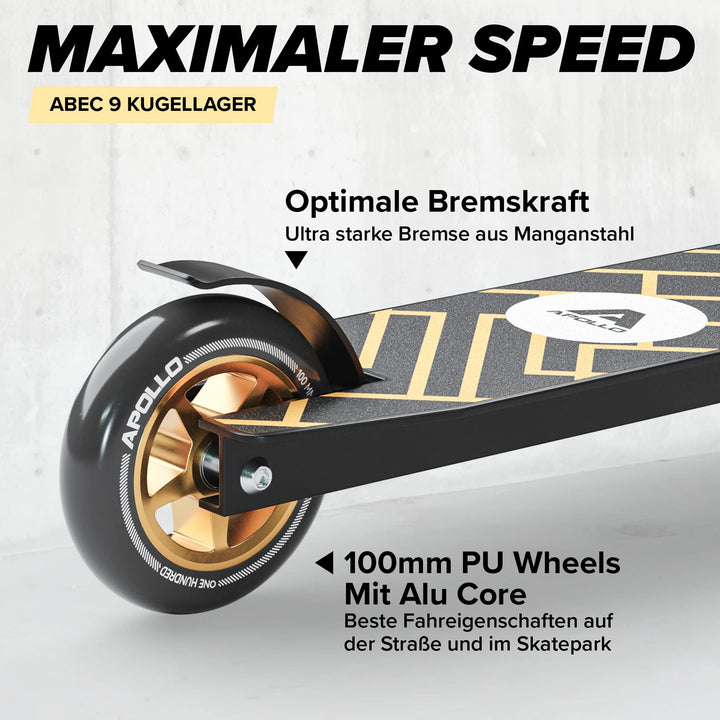 Stunt Scooter Aluminium 100mm ABEC-9 Lager ab 6 Jahre - Bild 5