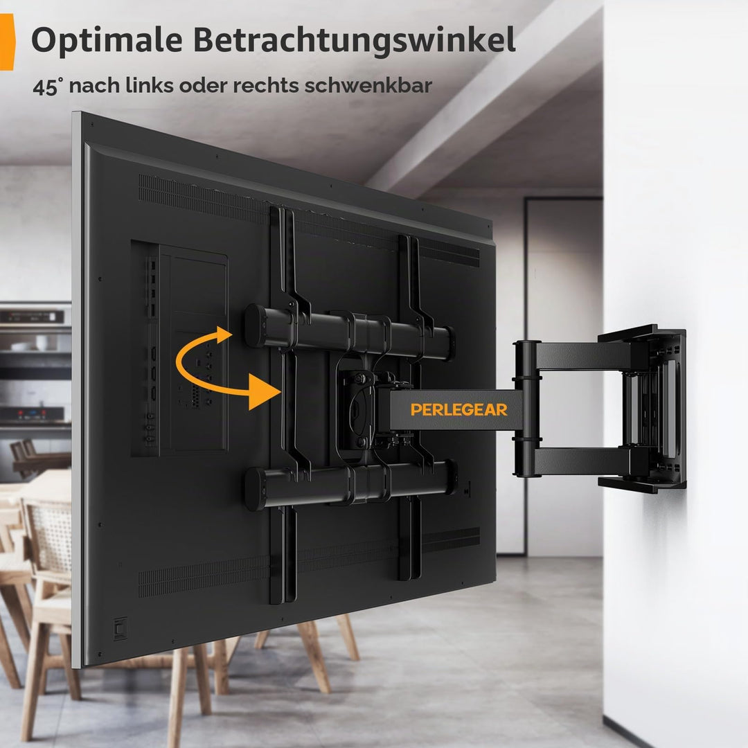 TV Wandhalterung schwenkbar 37-84 Zoll bis 60 kg, VESA 600x400 - Bild 4