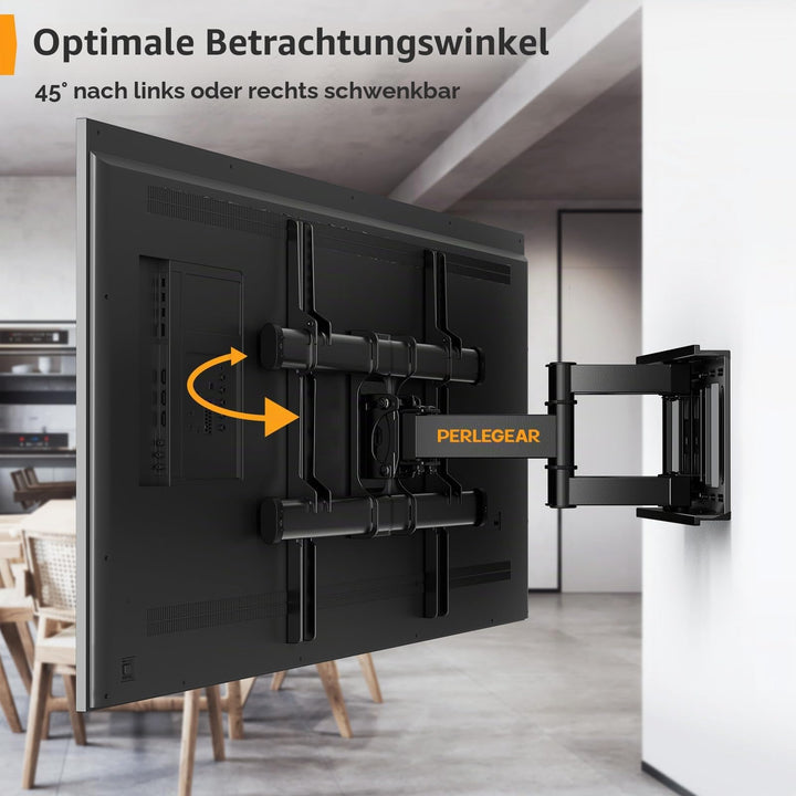 TV Wandhalterung schwenkbar 37-84 Zoll bis 60 kg, VESA 600x400 - Bild 4