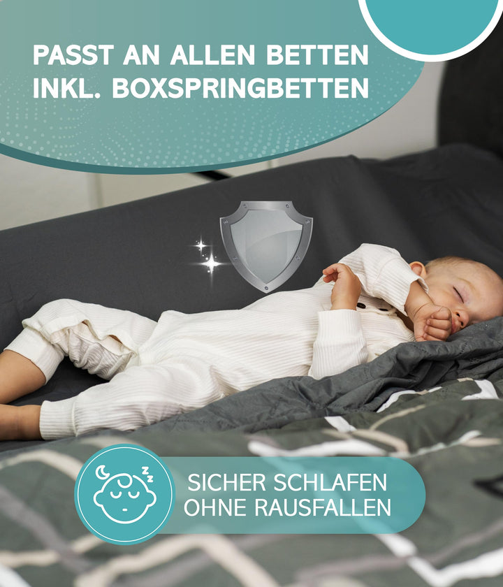 Rausfallschutz aufblasbar 180 cm 2er Set für Bett &amp; Reise - Bild 4