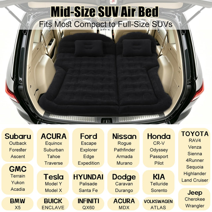 Auto-Luftmatratze SUV aufblasbar 175x130cm mit Elektropumpe - Bild 4