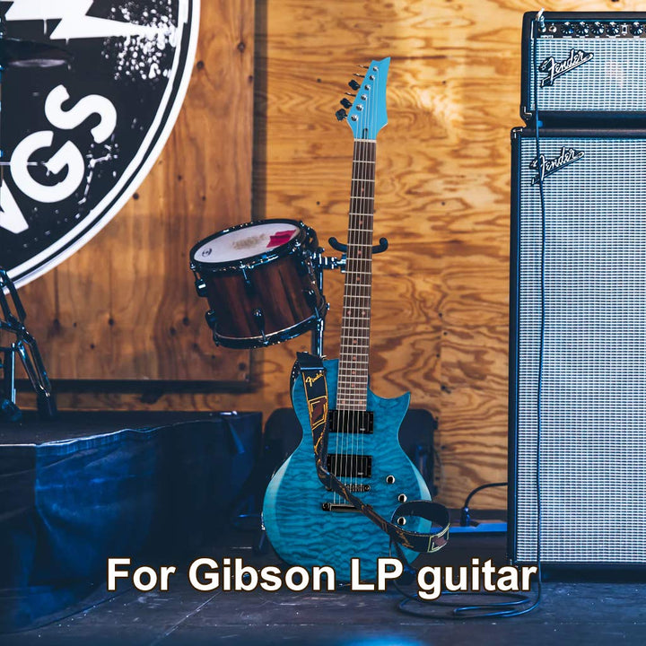 E-Gitarrenhals Ahorn/Palisander 24 Bünde für IBZ-Ersatz Blau - Bild 3