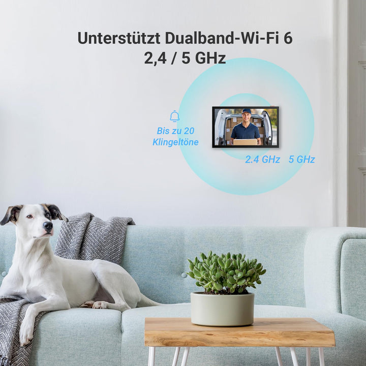 Video-Türsprechanlage WiFi mit 7" Touchscreen und Fernentriegelung - Bild 7