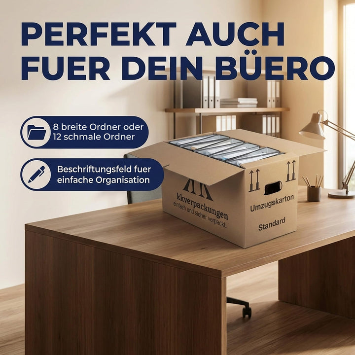 Umzugskarton 65 Liter extra gross mit Griffverstärkung 30er-Set - Bild 8