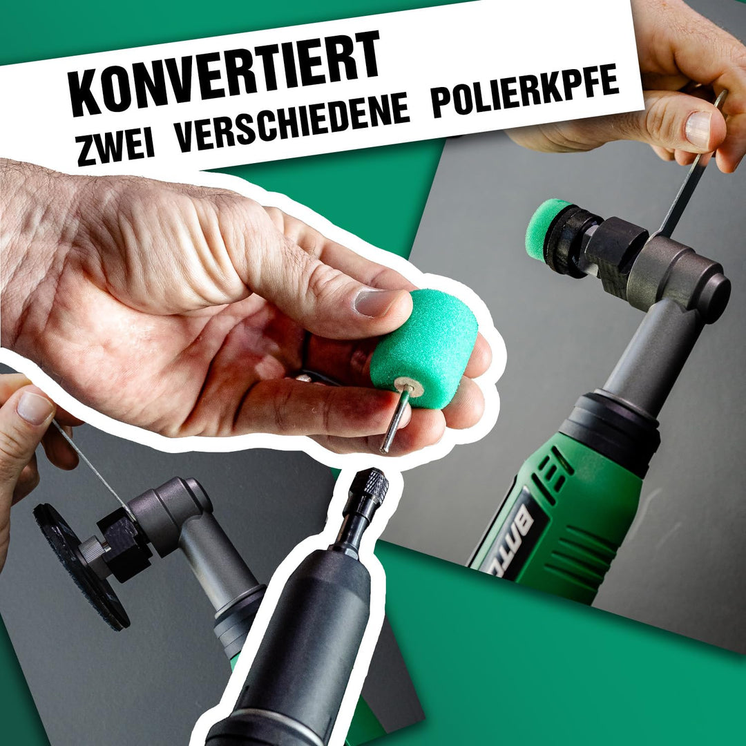 Akku-Poliermaschine Mini 3-in-1 DA&amp;RO 12V für Detailing - Bild 5