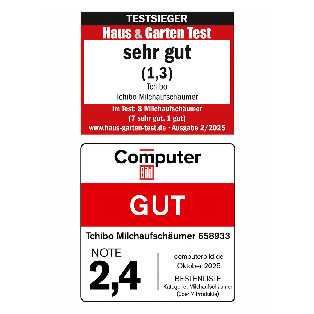 Milchaufschäumer elektrisch 130ml Edelstahl für Latte und Cappuccino - Bild 6
