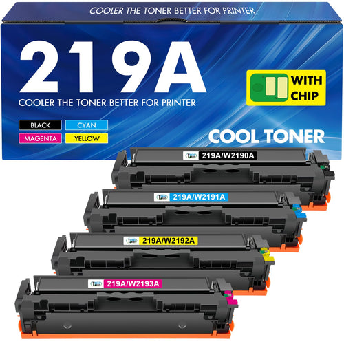 Toner 4er-Set kompatibel HP 219A mit Chip CMYK für LaserJet MFP