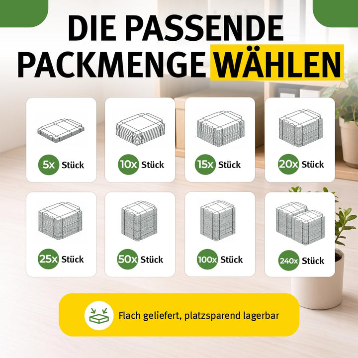 Umzugskartons 25er-Set zweiwellig 600x328x340 mm bis 40 kg - Bild 7