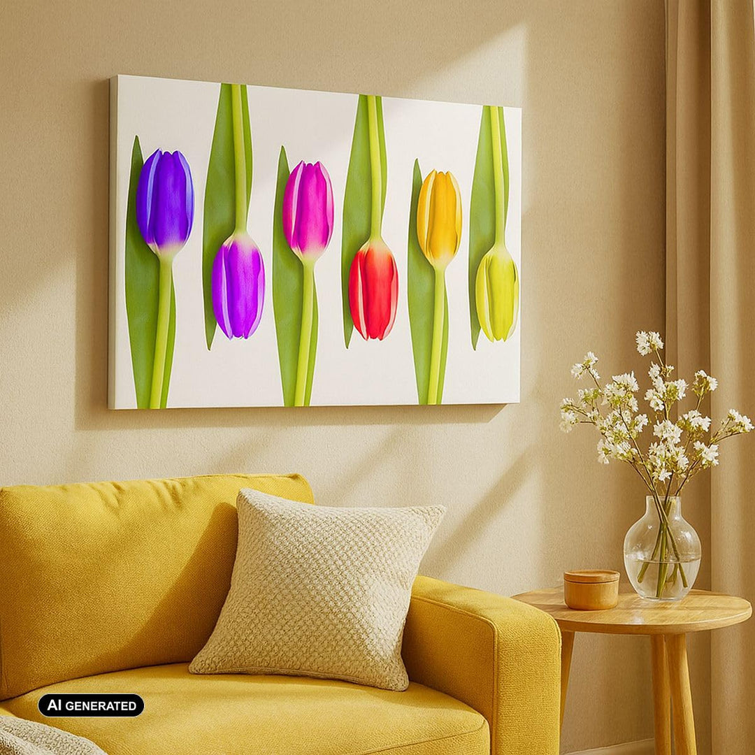 Leinwandbild Botanik Blumen 100x70 cm aufhängefertig - Bild 3