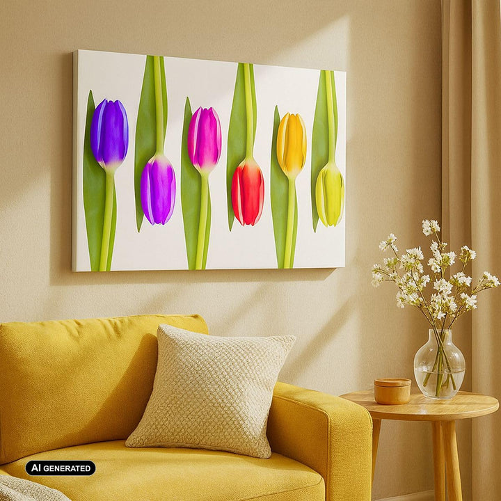 Leinwandbild Botanik Blumen 100x70 cm aufhängefertig - Bild 3