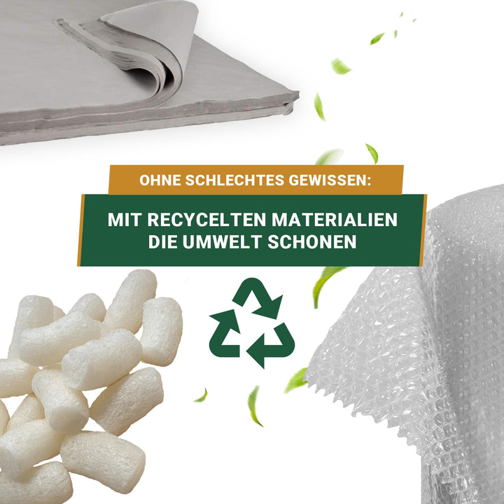 Kleiderbox Karton mit Metallstange 612x522x1370mm 2-wellig 3er-Set - Bild 8