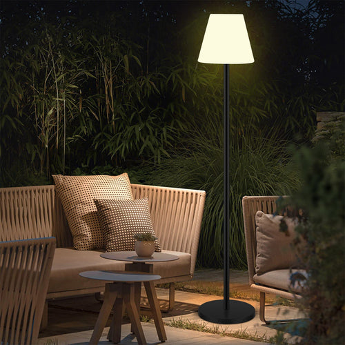 Solar Stehlampe RGB Outdoor IP65 höhenverstellbar mit Fernbedienung
