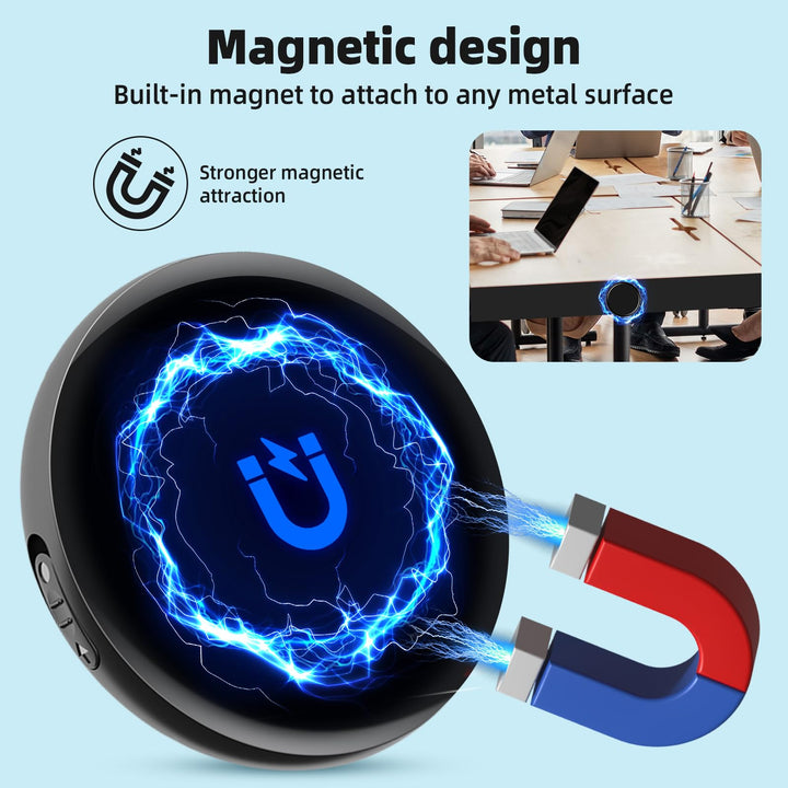 Diktiergerät Digital 64GB Magnet mit Rauschunterdrückung 95h Akku - Bild 3