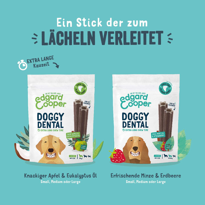 Dental Sticks Hund Eukalyptus &amp; Apfel Medium 56 Stück getreidefrei - Bild 6